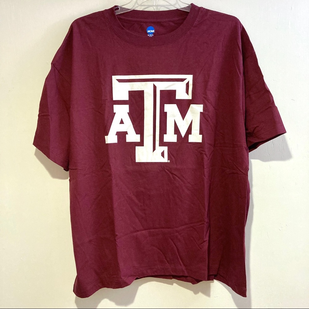 NWOT Texas A&M Maroon Womens Plus Size 3X 100% Cotton Tee